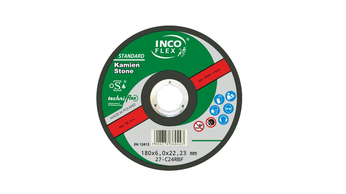 Tarcza INCO beton szlif 180x6,8mm