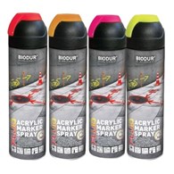 BIODUR Lakier do znakowania aerozol różowy 500ml