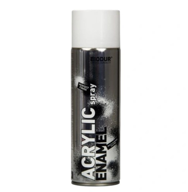 BIODUR Lakier akrylowy aerozol czarny matowy 500ml