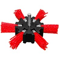 Szczotka nylonowa 100 mm trzpień 6 mm włókna 27 mm
