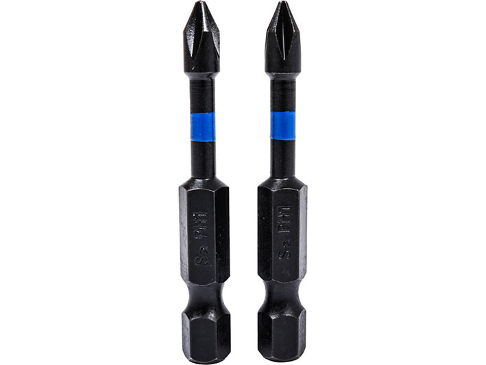 WAART Końcówki wkrętakowe udarowe krzyżowe PH1 x 50 mm, 2 szt.