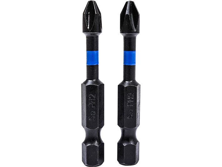 WAART Końcówki wkrętakowe udarowe krzyżowe PH2 x 50 mm, 2 szt
