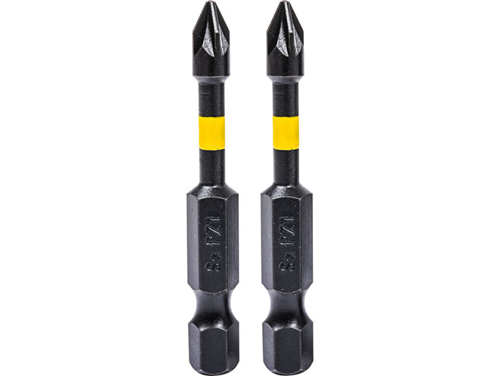 WAART Końcówki wkrętakowe udarowe krzyżowe PZ1 x 50 mm, 2 szt.