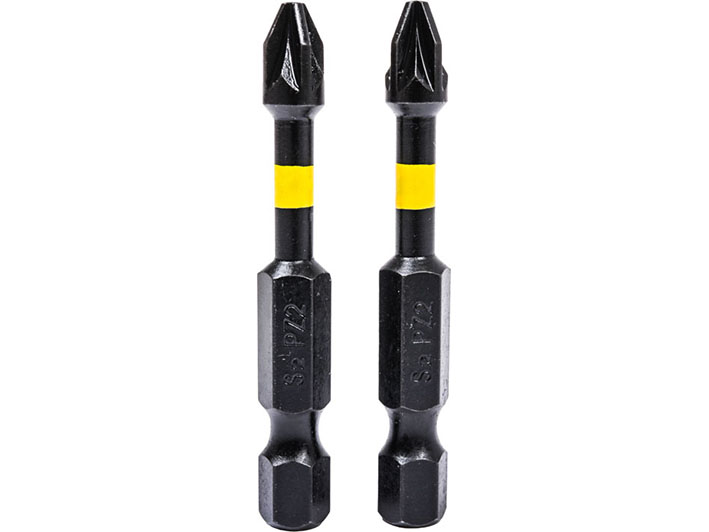 WAART Końcówki wkrętakowe udarowe krzyżowe PZ2 x 50 mm, 2 szt.