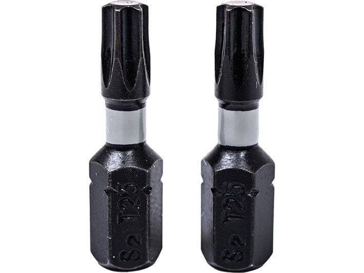 WAART Końcówki wkrętakowe udarowe Torx T25 x 25 mm, 2 szt.