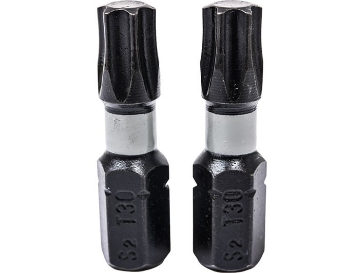 WAART Końcówki wkrętakowe udarowe Torx T30 x 25 mm, 2 szt.