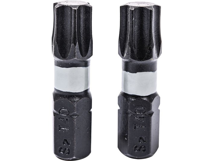 WAART Końcówki wkrętakowe udarowe Torx T40 x 25 mm, 2 szt.