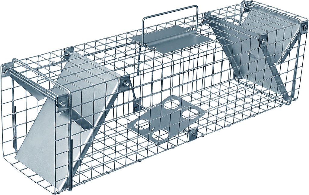 Klatka na kuny 65x17x20cm dwuwejściowa