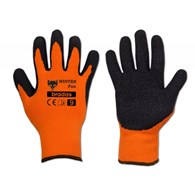 Rękawice ochronne WINTER FOX, lateks rozm. 10
