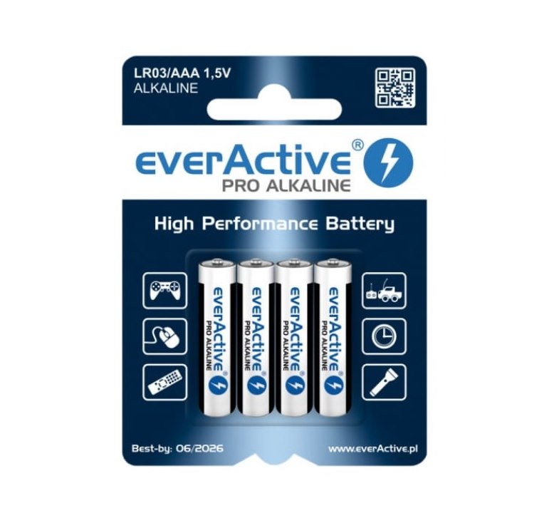 Bateria everACTIVE PRO ALKALINE LR-06/AA 1,5V