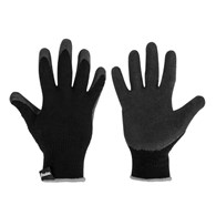 Rękawice ochronne TERMO GRIP BLACK lateks rozm. 9