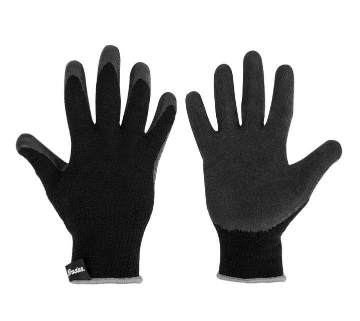 Rękawice ochronne TERMO GRIP BLACK lateks rozm. 10