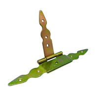 Zawias GOORAL  T  150mm z nakładką ocynk żółty