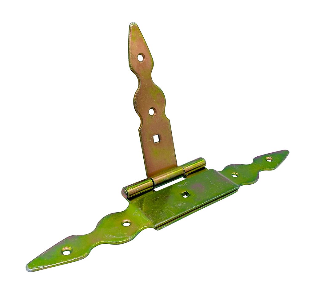 Zawias GOORAL  T  150mm z nakładką ocynk żółty