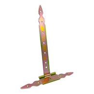 Zawias GOORAL  T  350mm z nakładką ocynk żółty