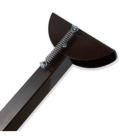 Podpórka do drzwi  PROSTOKĄTNA średnia 300x30mm BRĄZ