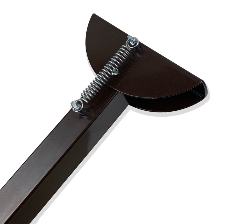 Podpórka do drzwi  PROSTOKĄTNA średnia 300x30mm BRĄZ