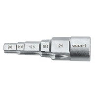 WAART Klucz stopniowy do śrubunków 1/2 