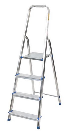 Drabina aluminiowa-domowa 8-stopniowa PRO do 150kg