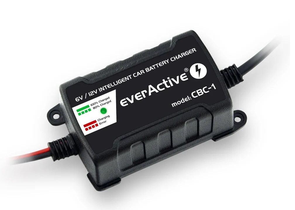 Ładowarka procesorowa, prostownik 6V/12V everActive CBC-1