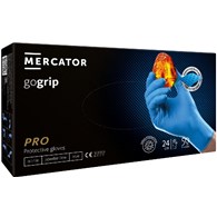 Rękawice GOGRIP-BLUE nitrylowe bezpudrowe rozm. XL, 50szt