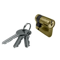 Wkładka drzwiowa 30/9mm (3-klucze) mosiądz DIAMANTO