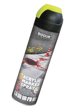 BIODUR Lakier do znakowania aerozol biały 500ml