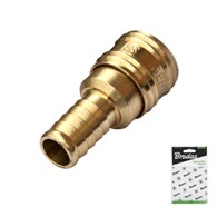 Szybkozłącze na wąż 12,5mm MOSIĄDZ