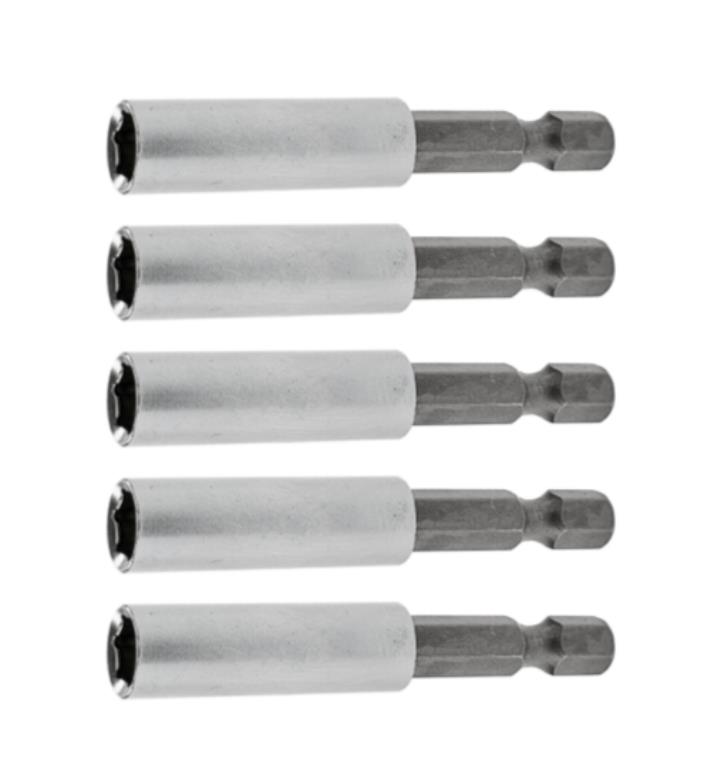 Uchwyt magnetyczny do bitów 1/4  60 mm 5 szt