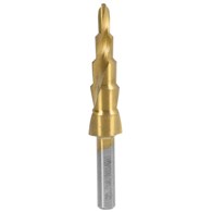WAART Wiertło stopniowe spiralne 4,0 - 12,0 mm tytanowane
