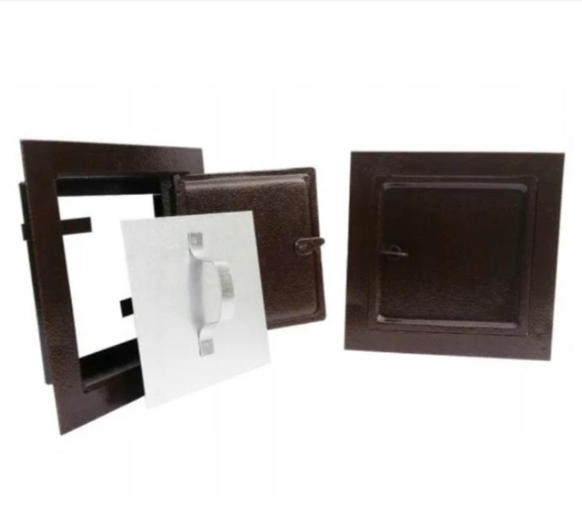 Drzwiczki kominowe LUX 155x290mm czarne