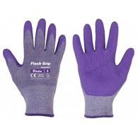 Rękawice ochronne FLASH GRIP LAVENDER lateks rozm. 7