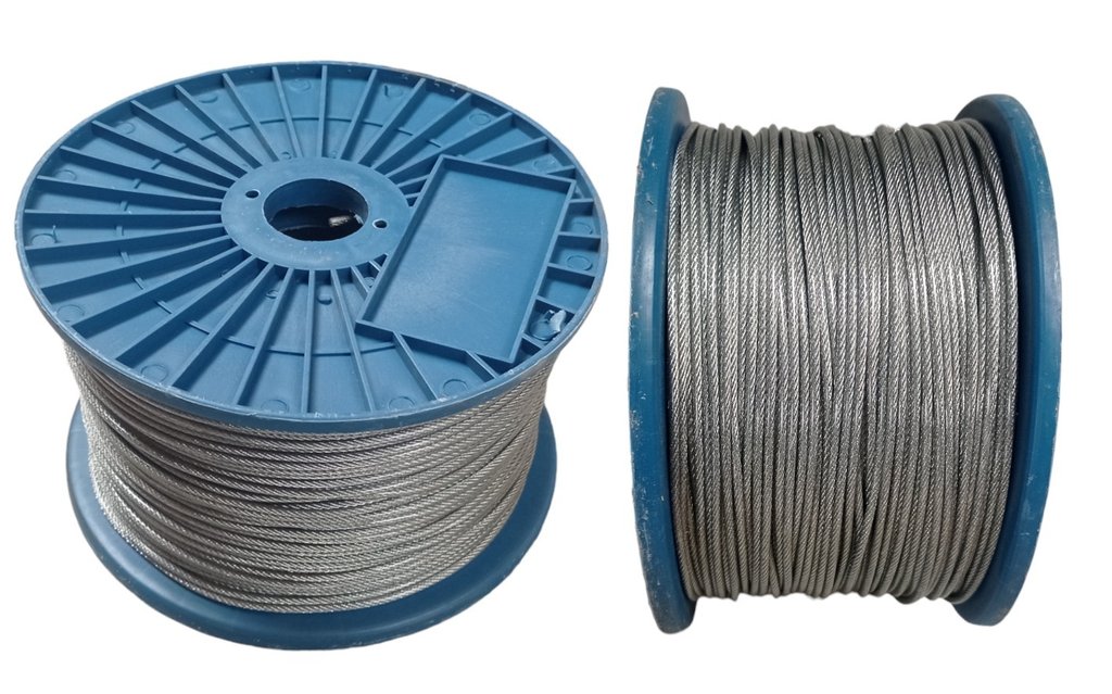 Lina stalowa PCV 3mm (6x7) DIAMANTO