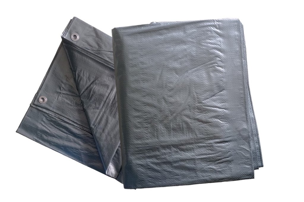 Plandeka srebrna 5x6m