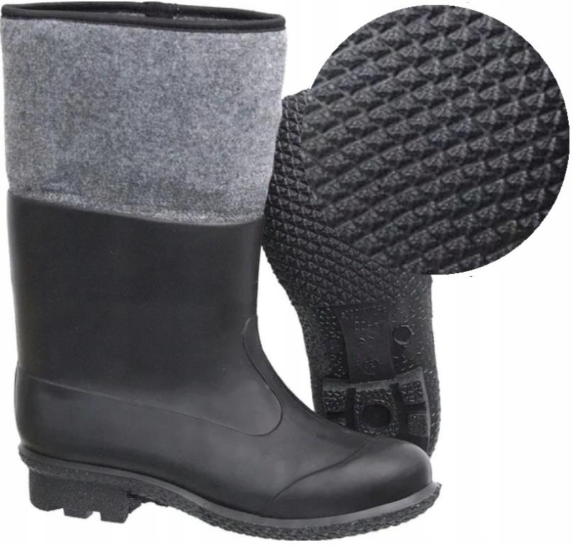 Buty gumowo filcowe rozm. 40