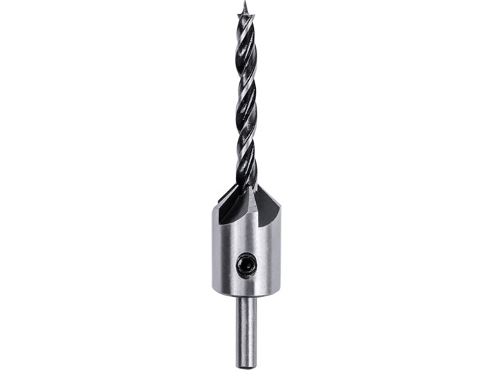 Fazownik do drewna 5 x 16 x 25 mm z wiertłem