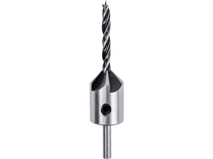 Fazownik do drewna 3 x 16 x 25 mm z wiertłem