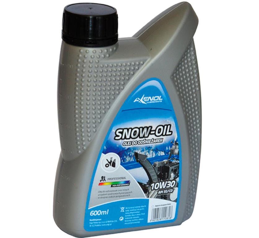 Olej do odśnieżarek AXENOL SNOW OIL 10W/30 - 600 ml