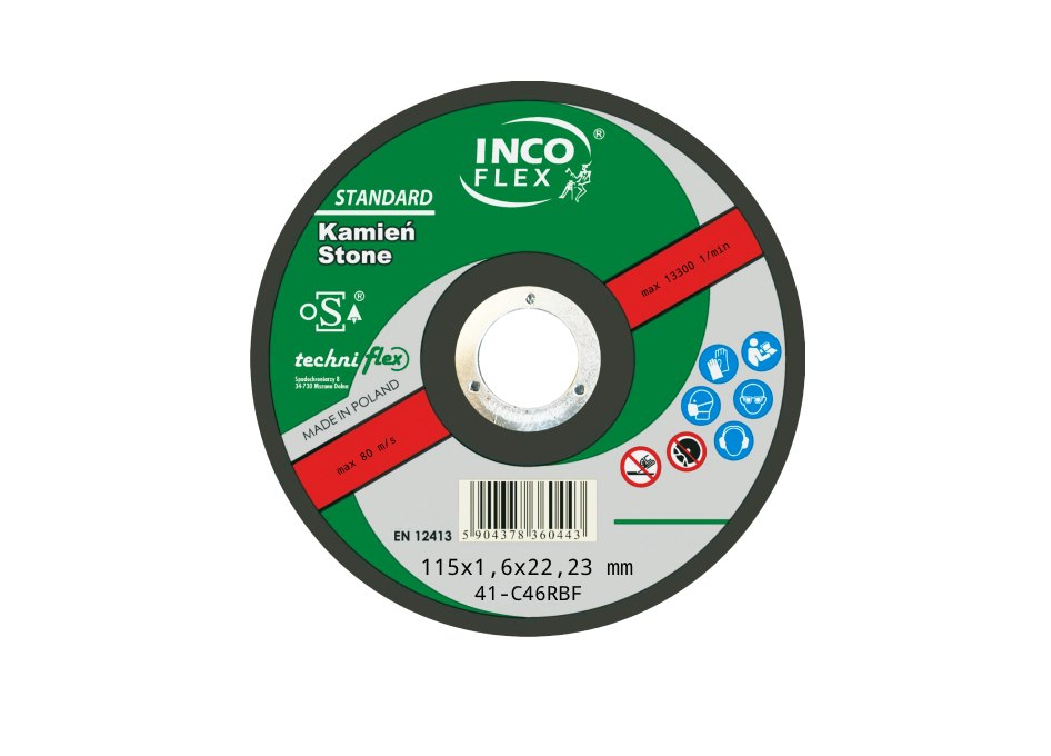 Tarcza INCO beton płaska 115x1,6mm