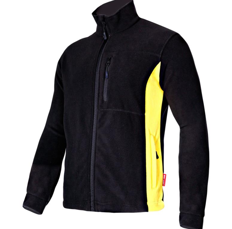 Bluza polarowa czarno - żółta ''M'' LAHTI PRO, CE