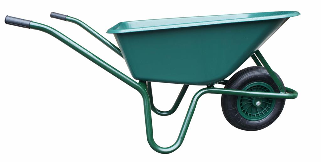 Taczki ogrodowe 100L kosz plastikowy