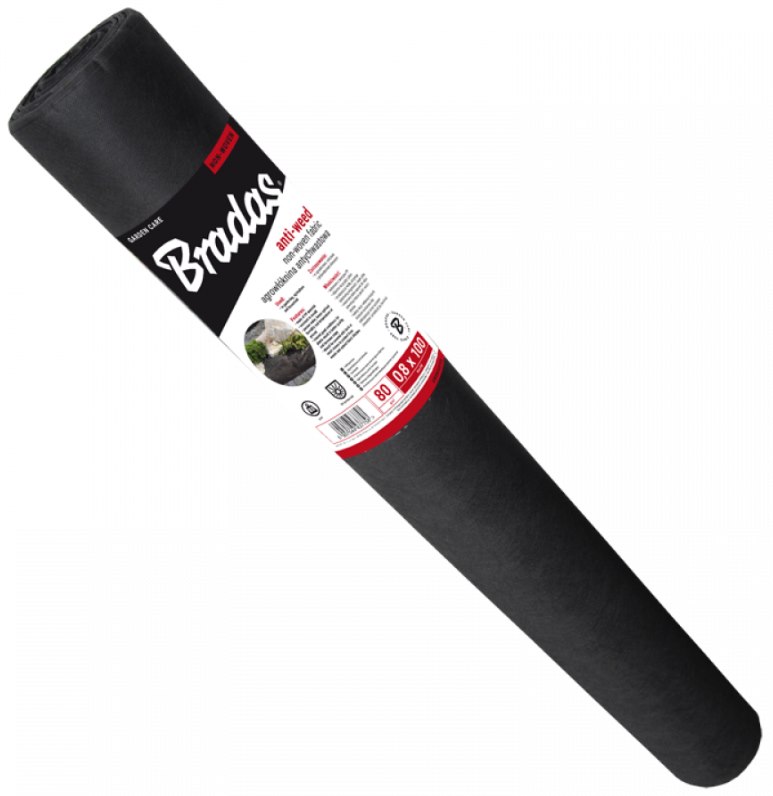 Agrowłóknina 80g czarna 1,6 x 100m