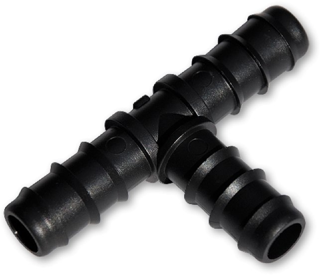 Trójnik, 3x wtyk na wąż 20mm