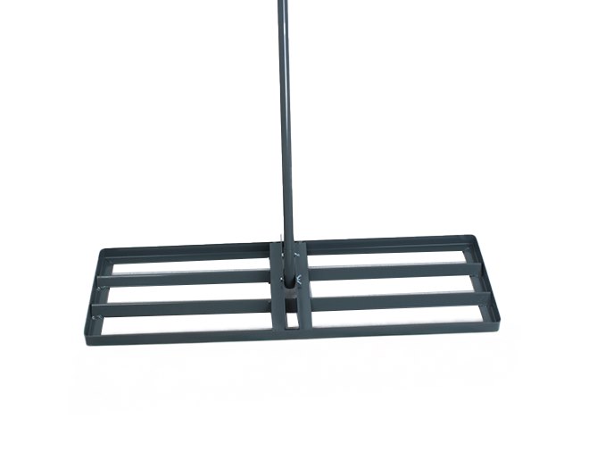 Niwelator ogrodowy ręczny 90x30 cm z trzonkiem metalowym 170 cm