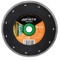 JUFISTO Tarcza diamentowa pełna z nacięciami 230 x 1,8 x 25,4 mm