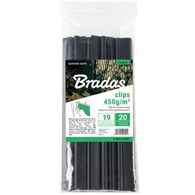 Klipsy do taśm ogrodzeniowych 450g - szary