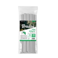 Klipsy do taśm ogrodzeniowych 450g - jasnoszare