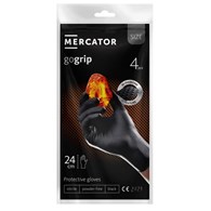 Rękawice GOGRIP-BLACK 4-PACK nitrylowe bezpudrowe rozm. XL