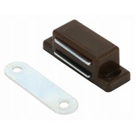 Zamek meblowy magnetyczny - BRĄZOWY