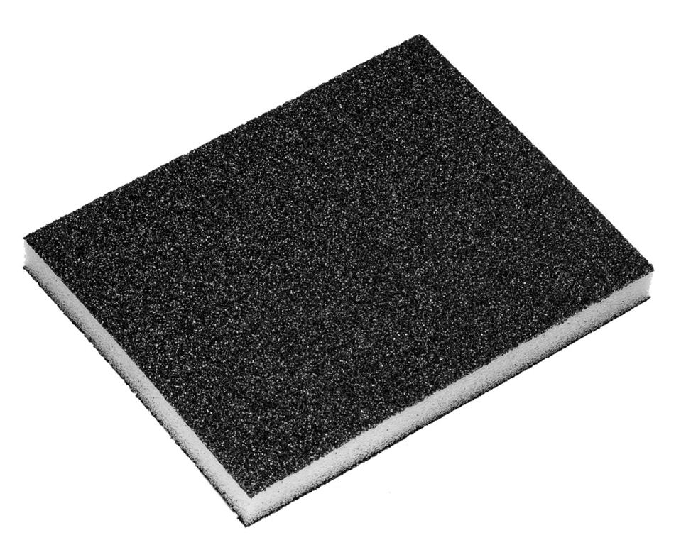 Gąbka ścierna 120 x 95 x 10 mm, P60, dwustronna